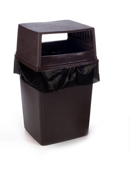 Black Poly Trash Garbage Can Liners 16 x 14 x 37 x 2 Mil 250/CTN