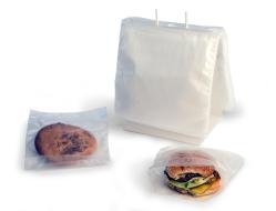 0.6 MIL Clear Poly Food Bags - 8 x 4 x 18 - Pack of 1000 - For Fruits,  Vegetables, Meat, & Frozen Food